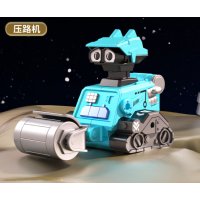 Подвижен робот играчка с дизайн на строителна машина , снимка 6 - Фигурки - 43118820