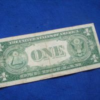Америка 1 долар 1935 Е Silver Certificates, снимка 2 - Нумизматика и бонистика - 36463375
