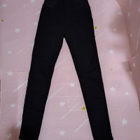 Дамски черен панталон тип клин, снимка 10 - Клинове - 43330449