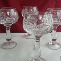 Кристални чаши , снимка 4 - Антикварни и старинни предмети - 44025431