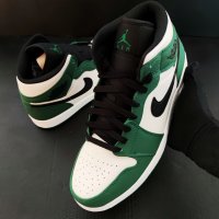 Нови зелени обувки маратонки Кецове Nike Air Jordan 1 Pine Green размер 44 Номер 28см стелка shoes , снимка 3 - Кецове - 40459762
