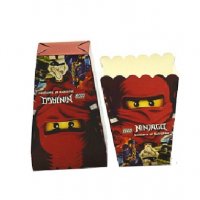 Лего Нинджаго Ninjago Парти кутия за дребни лакомства пуканки и др, снимка 1 - Други - 27060385