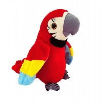 Интерактивна детска плюшена играчка Говорещ папагал , снимка 2 - Плюшени играчки - 37080448