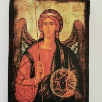 Икона Свети Архангел Михаил, снимка 1 - Икони - 35595336
