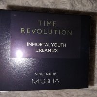 Missha Time Revolution Immortal Youth Cream 50ml. Подмладяващ подхранващ крем за лице корейска, снимка 2 - Козметика за лице - 43910263