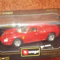 Ferrari 250 Le-Mans 1965 - мащаб 1:18 на bBurago made in Italy моделът е нов в кутия, снимка 8 - Колекции - 44097204
