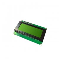 LCD 20X4, 2004 дисплей със зелен фон и жълта подсветка