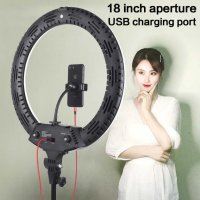 LED Ring лампа с дистанционно 18 inch/46см, снимка 7 - Светкавици, студийно осветление - 27822192