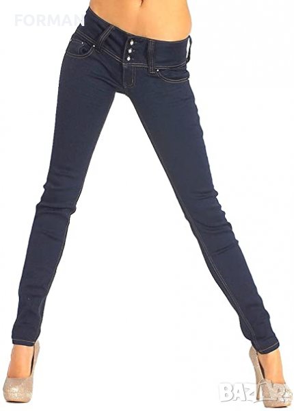 Тъмносини дънки слим, снимка 1