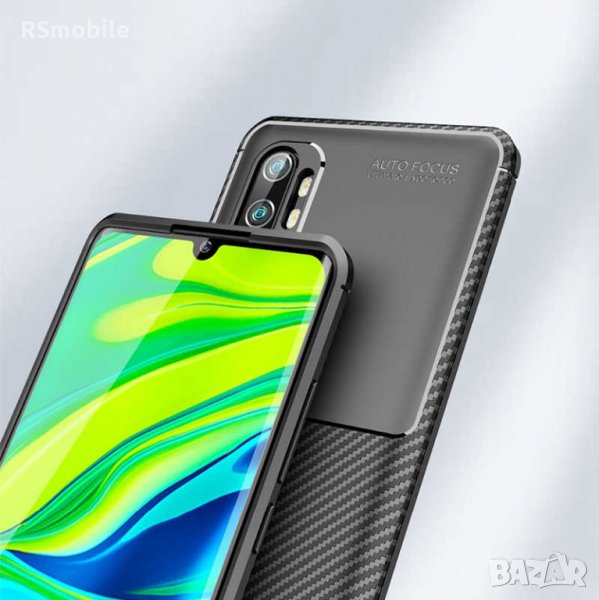 Xiaomi Mi Note 10 - Удароустойчив Кейс Гръб FIBER, снимка 1