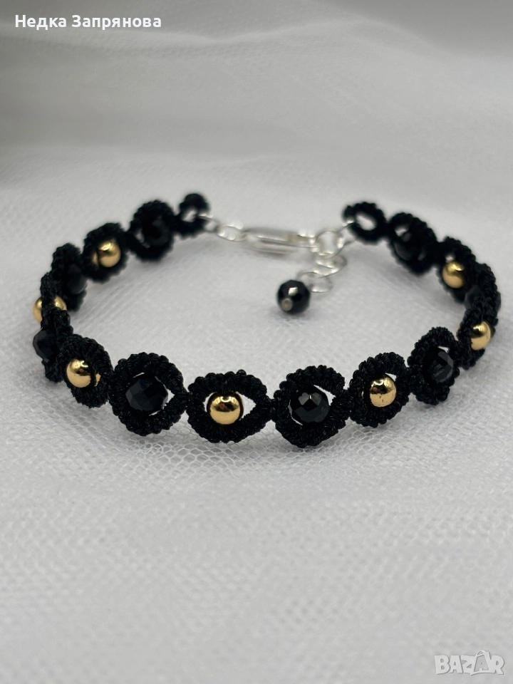 Гривна Стил Ръчно изработена Естествени камъни или стъклени Изработка по поръчка , снимка 1