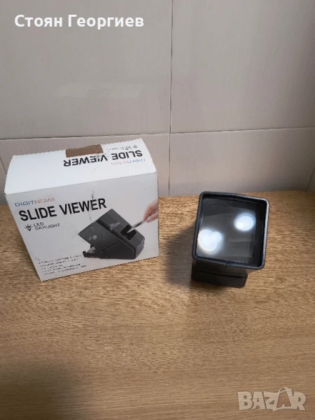 DIGITNOW 35 мм устройство за преглед на диапозитиви и филми, 3x увеличение, работа с батерии, LED, снимка 1