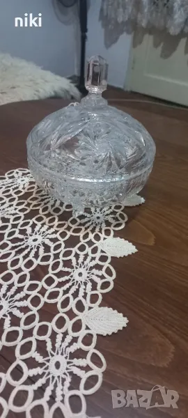 малка кристална бонбониера., снимка 1