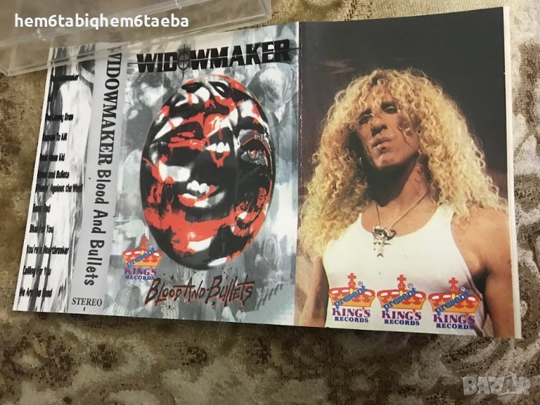 Рядка касетка! WIDOWMAKER ( DEE SNIDER , EX - TWISTED SISTER ) -Blood and Bullets - King's Records, снимка 1