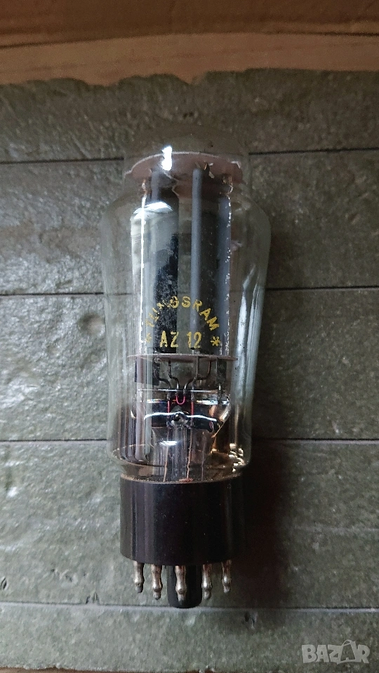 Радиолампа TUNGSRAM AZ12. , снимка 1