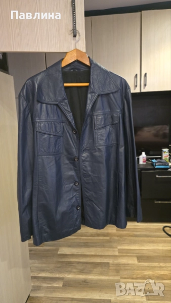 Дамско яке естествена кожа, снимка 1