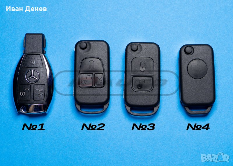 Ключ кутийка за Mercedes Benz / Мерцедес сгъваема автоключ w163 w211, снимка 1