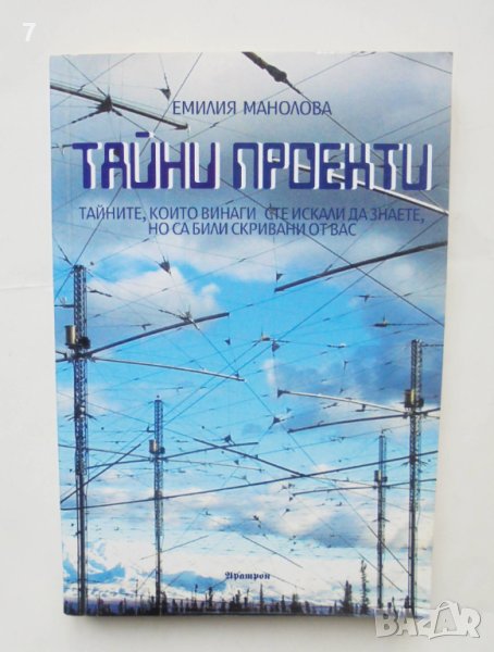 Книга Тайни проекти - Емилия Манолова 2005 г., снимка 1