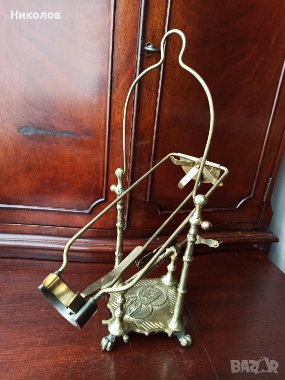 Месингов декантер за вино, снимка 1