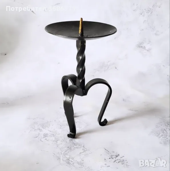 Свещник от ковано желязо, снимка 1