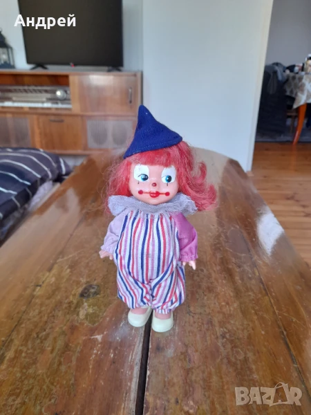 Стара кукла,клоун #19, снимка 1