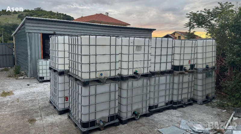 Бидони за вода 1 тон 1000 литра съдове за вода, снимка 1