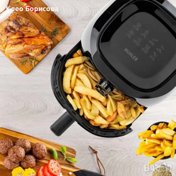Фритюрник с горещ въздух MUHLER, 4L, 1500W, механичен, снимка 1