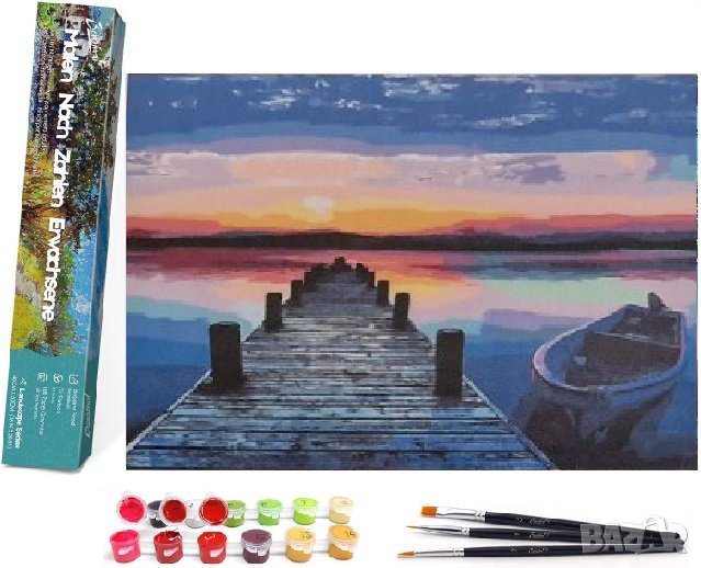 Комплект за рисуване по номера S322, снимка 1