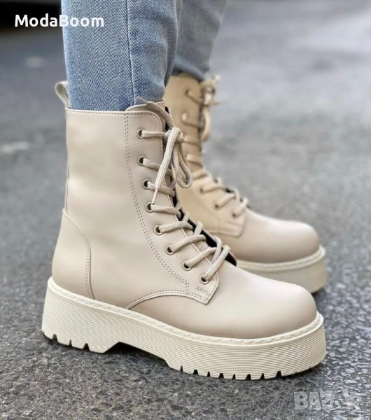 💥🆕Стилни равни кожени боти🆕💥, снимка 1