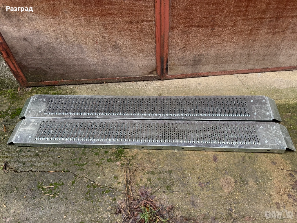 Комплект два броя рампи пътеки за инвалидна рингова количка,мотори,скутери,ATV, трактори, снимка 1