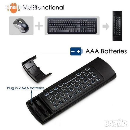 Безжична клавиатура дистанционно MX3 подходяща за всички устройства с USB, снимка 1