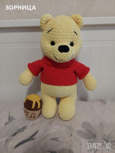 Плетена играчка мечо Пух , снимка 1