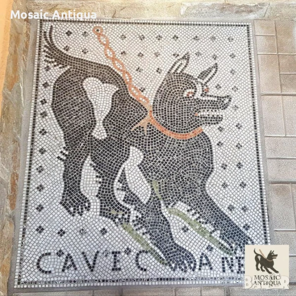 Антична мозайка "Cave Canem", снимка 1