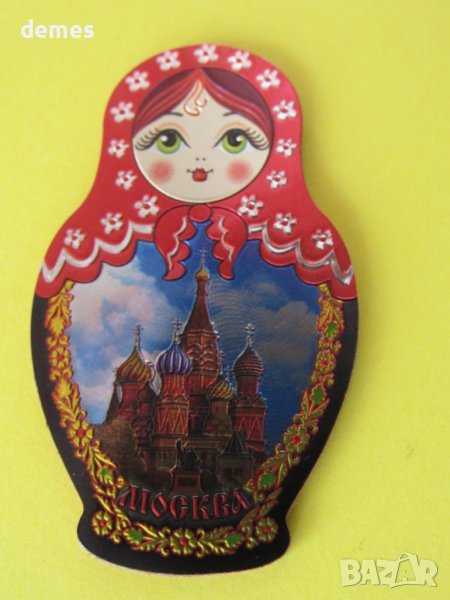 Автентичен стерео магнит-матрьошка от Русия, снимка 1