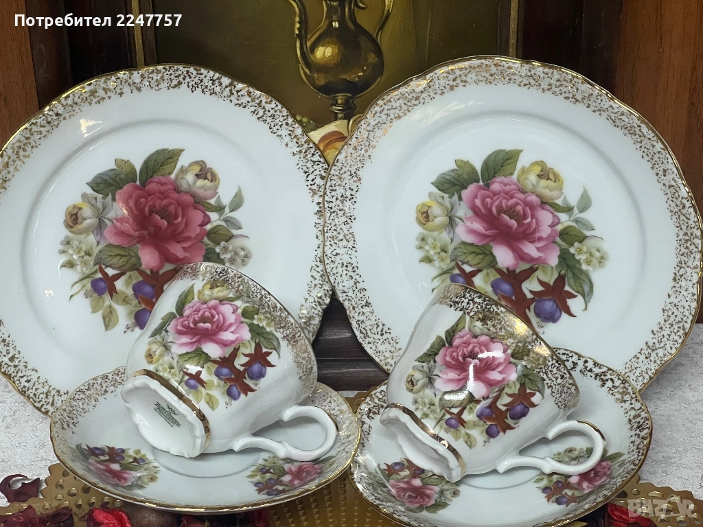 Троен сет порцелан Mitterteich , снимка 1