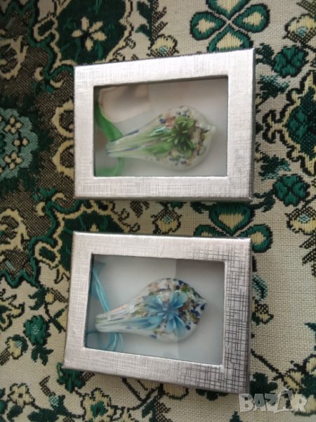 Стъклено колие,стъкло тип Мурано, снимка 1