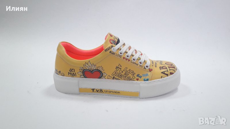 Супер ХИТ кецове-жълти,модел 6439, снимка 1