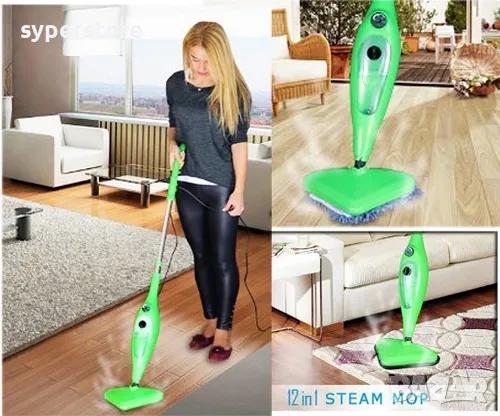 Парочистачка Стийм Моп x12 Digital One SP01007, Система за почистване Стийм Моп х12, Steam Mop x12, , снимка 1