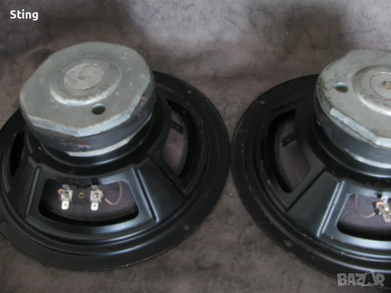 B7-2 Говорители БАС 100 W 4 Ома ,с Гумени Пръстени , Яки, снимка 1