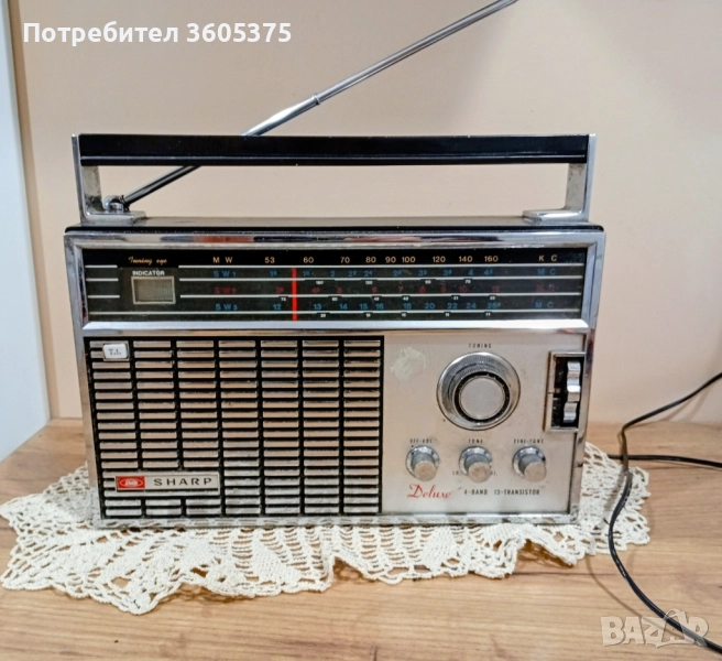 Старо радио Sharp, снимка 1