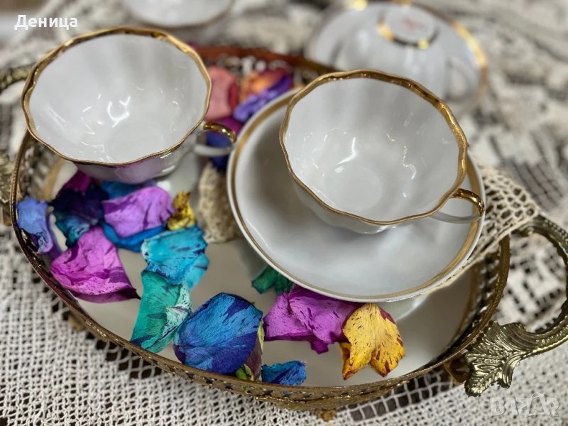 “Бял лебед”на Дулево или “Зефир” Един от най-стилните и нежен модел порцелан от СССР , снимка 1