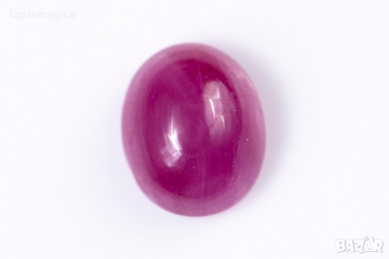 Рубин овален кабошон 2.5ct само нагряван, снимка 1