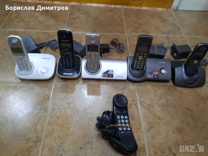 Продавам безжични телефони Panasonic 5 комплекта, снимка 1