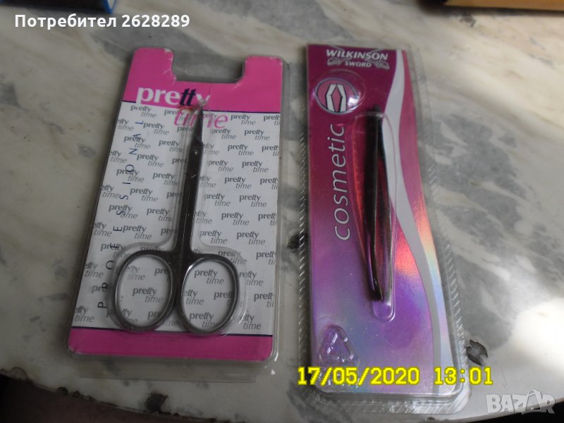 ножичка и пинсета, снимка 1