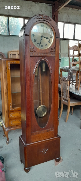 Антикварен паркетен часовник-GUSTAV BECKER, снимка 1