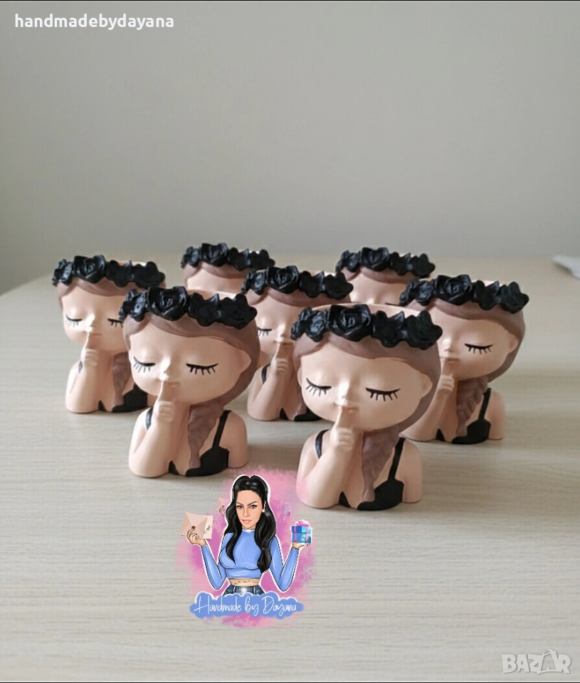 Кашпа с момиченце, снимка 1