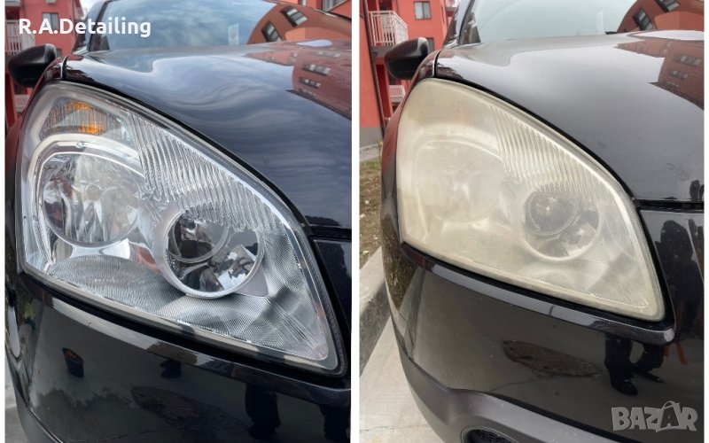 Пориране на фарове и стопове(на адрес)+UV защита Пловдив, снимка 1