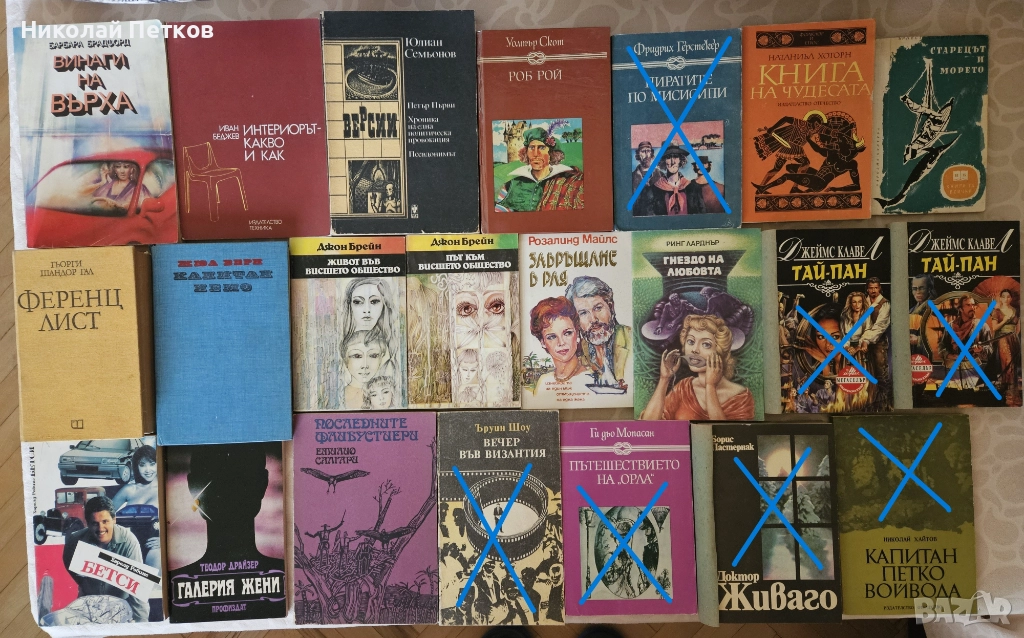Книги втора употреба различни жанрове, снимка 1