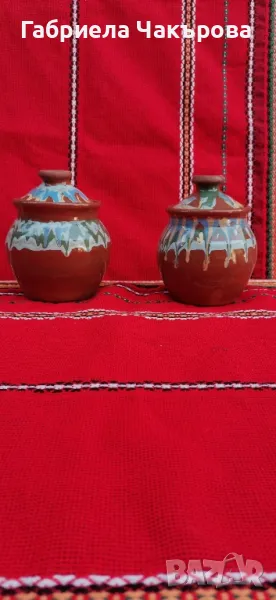 глинени гърнета за кисело мляко , снимка 1