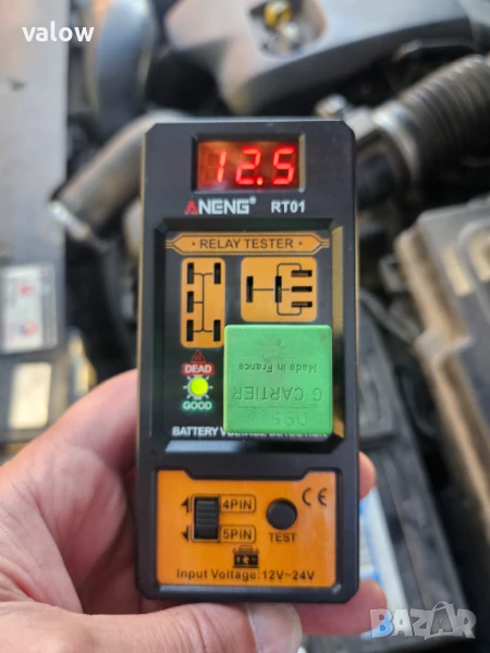 Автоматичен тестер за автомобилни релета RT01, снимка 1
